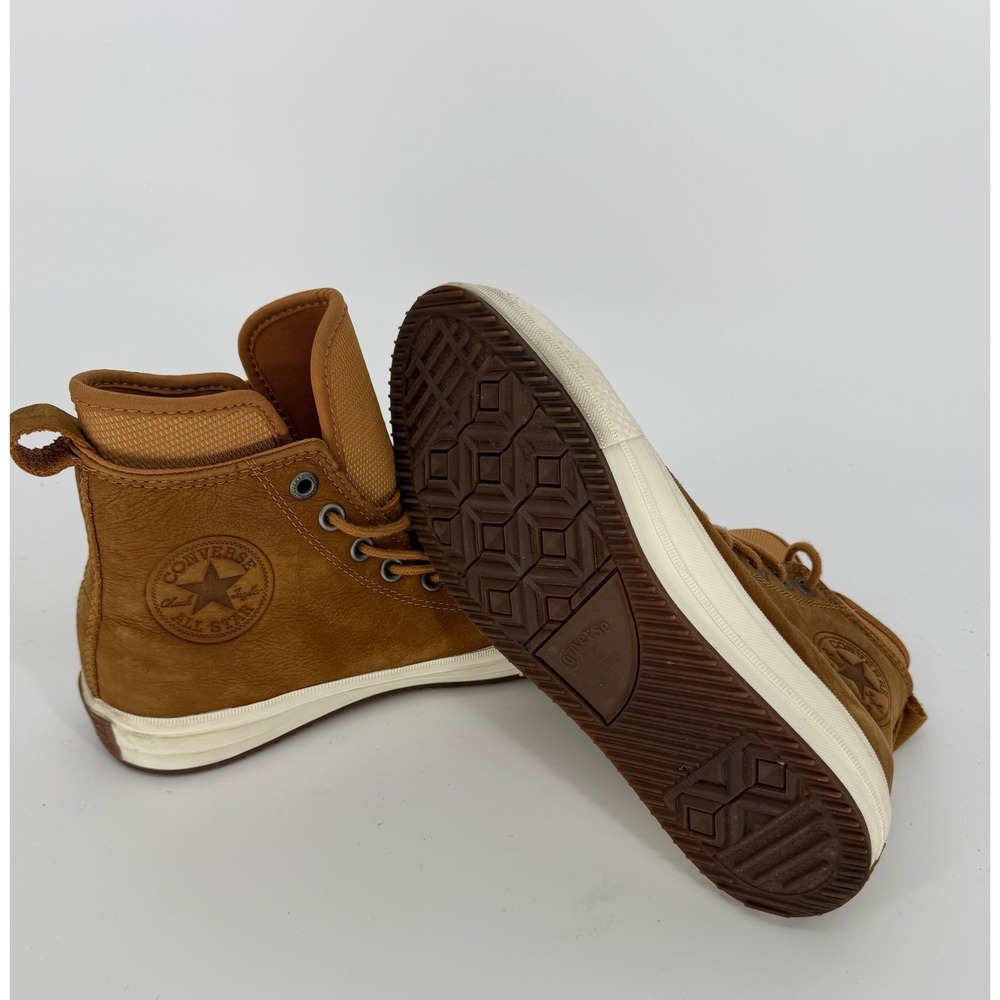 Converse Chuck Taylor All Star Leather High Top Boots Ginger Brown 157461C - Picture 14 of 15